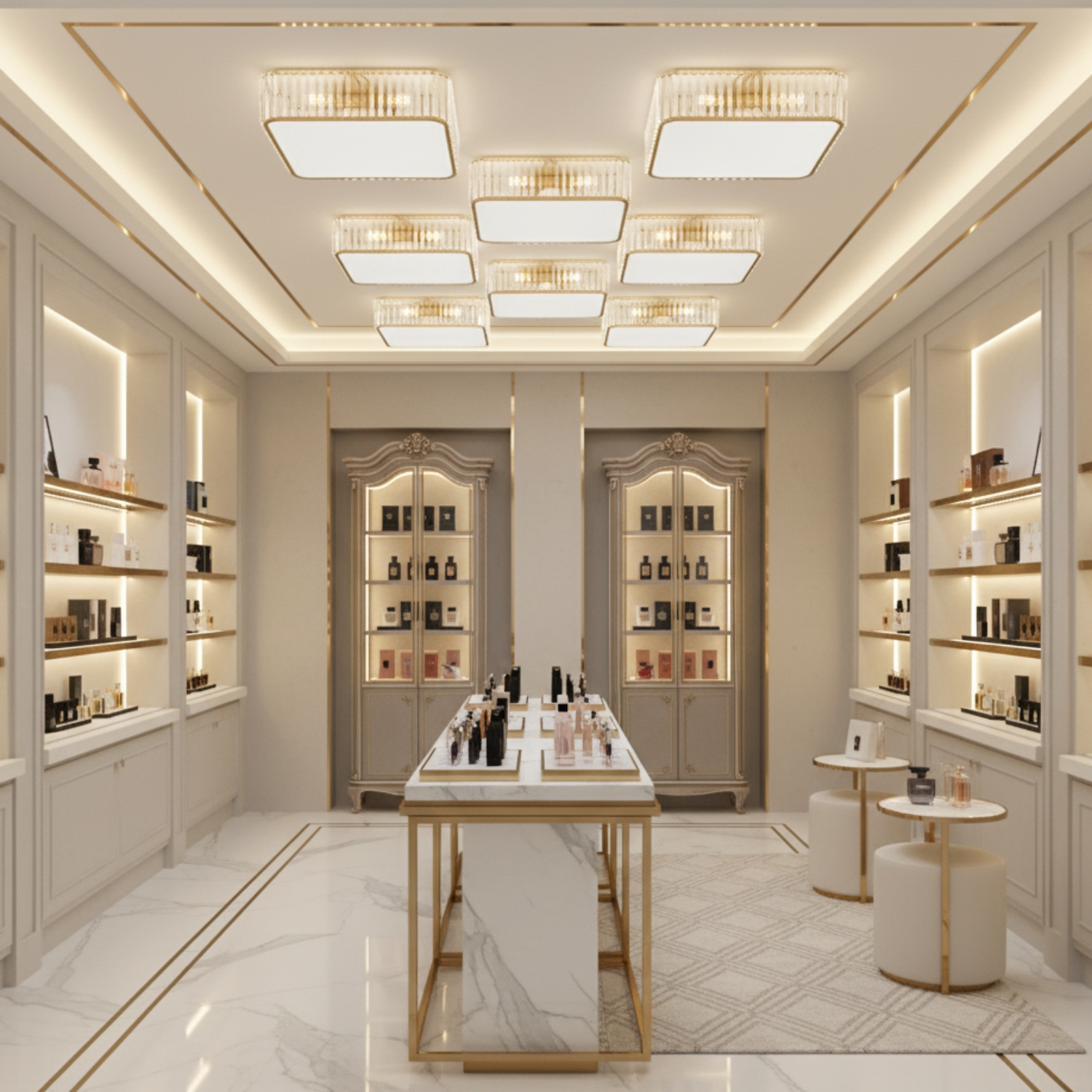 Magia światła: plafon kryształowy w nowoczesnym wnętrzu