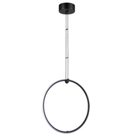 Lampa wisząca COCO 1 czarny ring ledowy 40 cm Step into Design