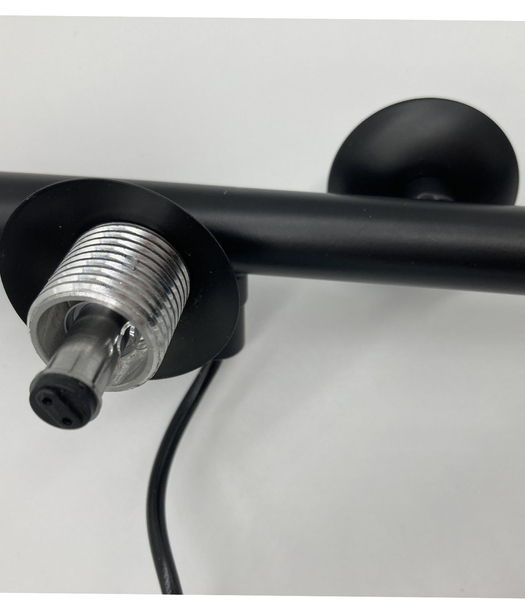 Lampa wisząca kule transparentne czarna oprawa 120 cm Orion Long