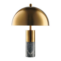 Lampa biurkowa złota 50x70 cm
