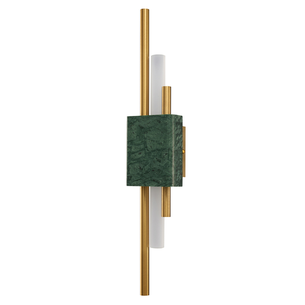 Kinkiet ELLIE LED marmurowa zielono złota 50 cm Step into Design