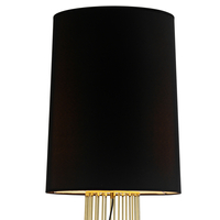 Lampa podłogowa FILO-2 - elegancka czarno-złota do salonu