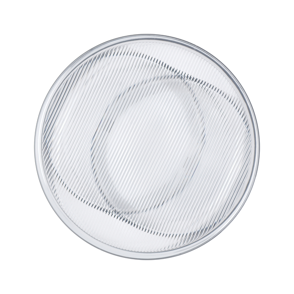 Kinkiet ledowy okrągły transparentny czarny retro CARMELLO 13,5 cm