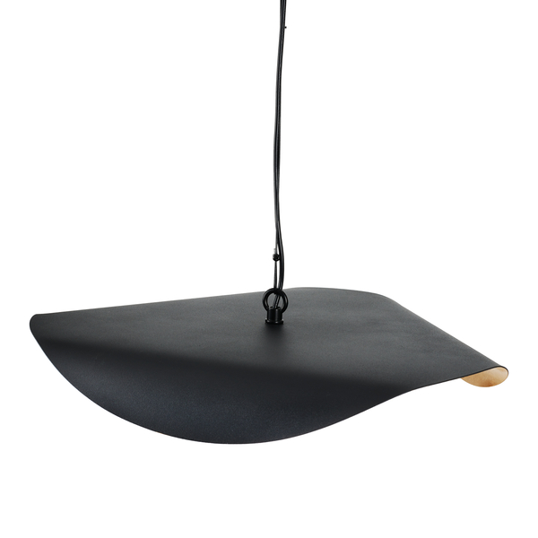 Lampa wisząca ENZO czarna metalowa 40 cm 