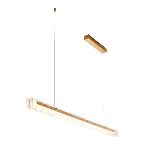 Lampa wisząca LONGIN-120 LED złoty 120 cm