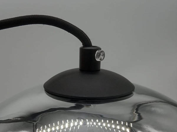Lampa wisząca srebrna kula połysk lustrzana chrom MIRROR GLOW L 40 cm
