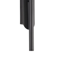  Kinkiet LED ROD 60 cm - czarna nowoczesna lampa ścienna liniowa