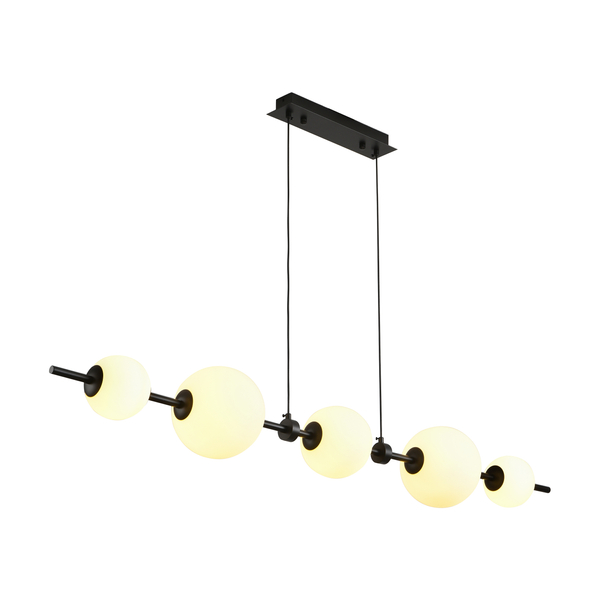 Lampa wisząca MILA biała 140 cm szklane kule Step into Design