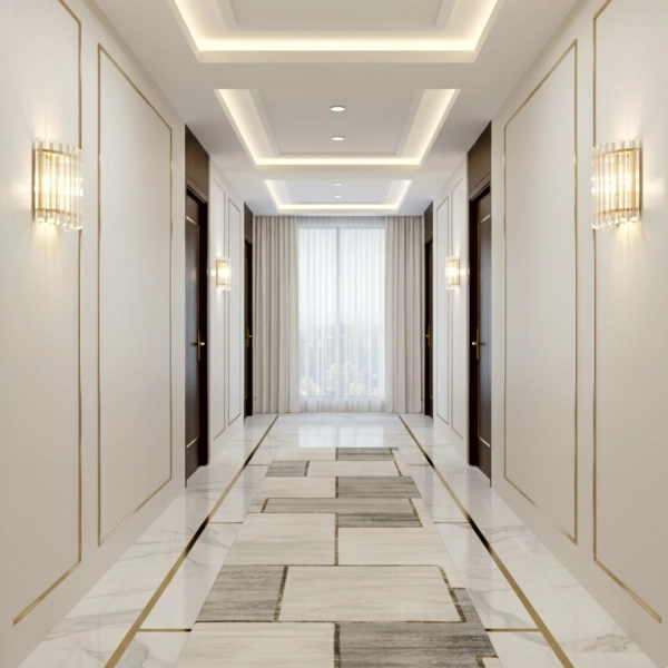 Kinkiet HARMONY - złoty kryształowy, lampa ścienna glamour ze szklanymi rurkami