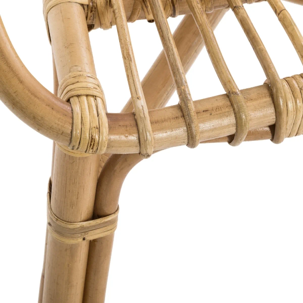 Krzesło Dream - naturalne rattanowo drewniane w stylu boho