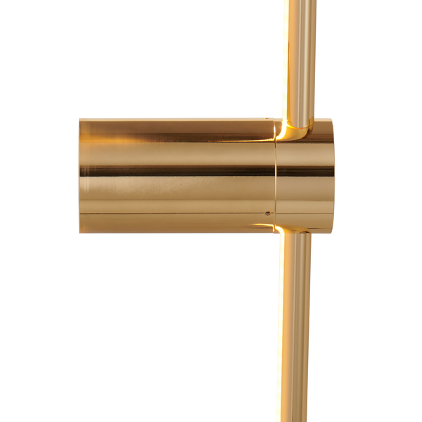 SPARO LED 120 cm - złoty połysk prosty, długi kinkiet