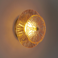 Kinkiet bursztynowy LUXIO LED  20 cm 