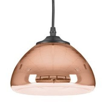 Lampa wisząca miedziana szklana lustrzana VICTORY GLOW S 17 cm