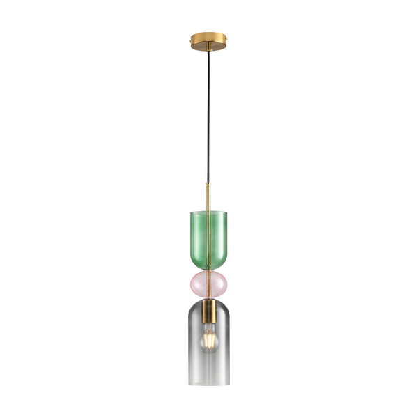 Lampa wisząca PASTELLO GREEN kolorowa zielono szara 11 cm Step into Design