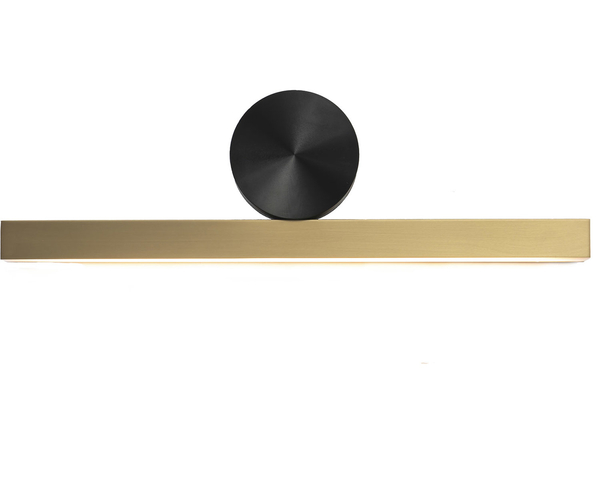 Kinkiet złoto czarny  BOOGIE LED  45 cm