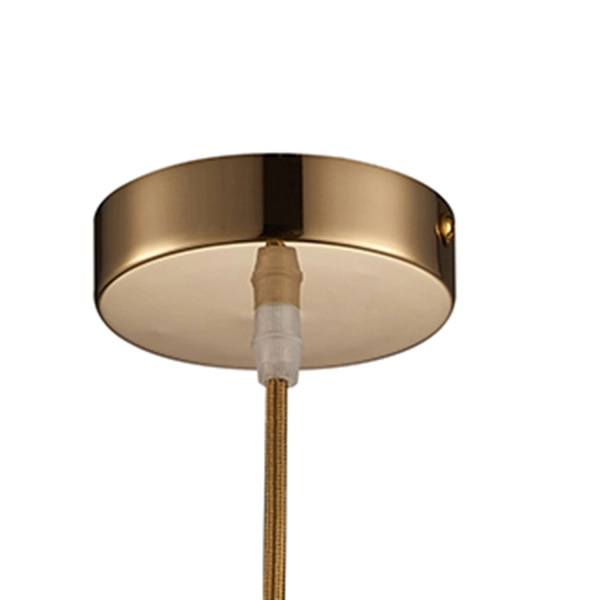 Lampa wisząca LUXOR MINI złota z kryształami - elegancka glamour do salonu