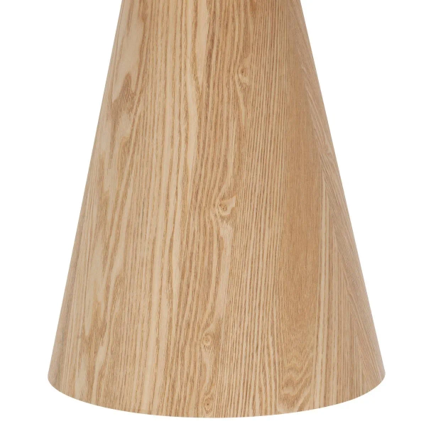 Stolik kawowy drewniany beżowy HERCYNA wys.42 cm