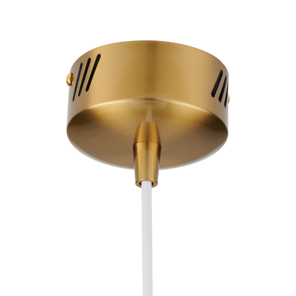 Lampa wisząca BONI biała kula 25 cm