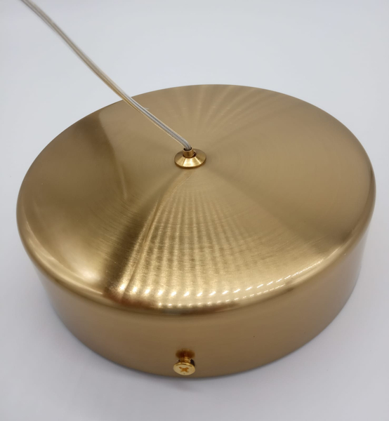 Lampa wisząca LED ARCTIC - złota kryształowa listwa 100