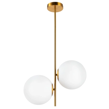 Lampa Wisząca VENUS-2 - Nowoczesna z Mlecznymi Kloszami