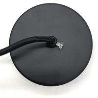 Lampa wisząca BLACK TUBE czarno złota tuba 100 cm 