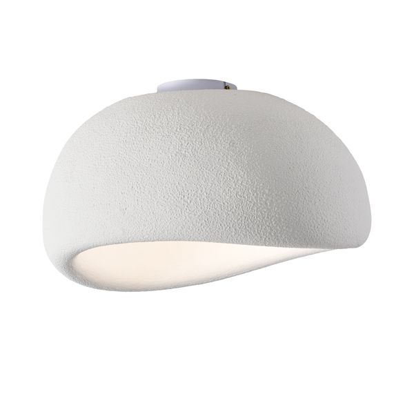 Plafon sufitowy STONE biały kamień 50 cm Step into Design