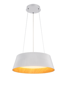 Lampa wisząca FRILL ledowa biała 45*30 cm