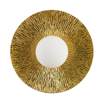 Kinkiet ścienny SUN L - złota lampa 40 cm, elegancki design