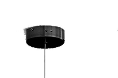 Lampa wisząca ARCTIC ledowa czarna podłużna listwa kryształki 100*33 cm