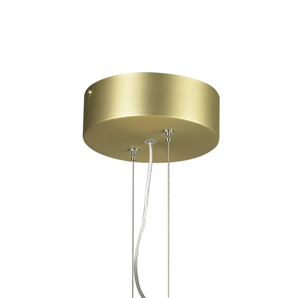 Lampa wisząca ACIRCULO ledowa złota pionowa obręcz okrągła nowoczesna 60 cm