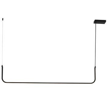 Lampa wisząca MINIMA-1 ledowa czarna listwa 120 cm