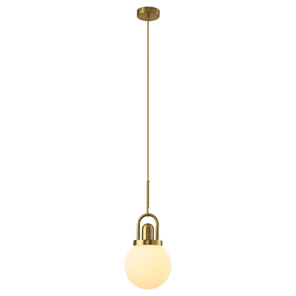 Złota lampa wisząca PEARL 20 cm - elegancka lampa sufitowa do nowoczesnych wnętrz
