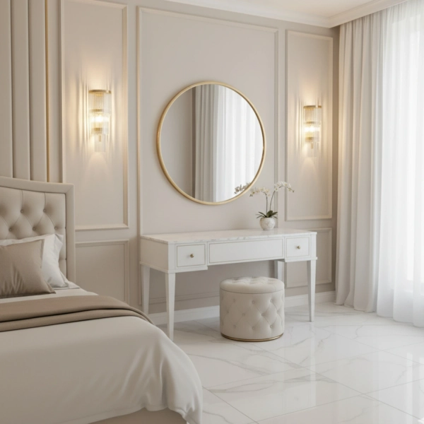 Kinkiet WATERFALL L - złoty kryształowy kinkiet ścienny glamour