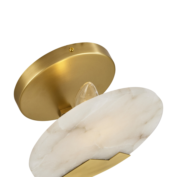 Kinkiet złoty marmur MARMO 20cm