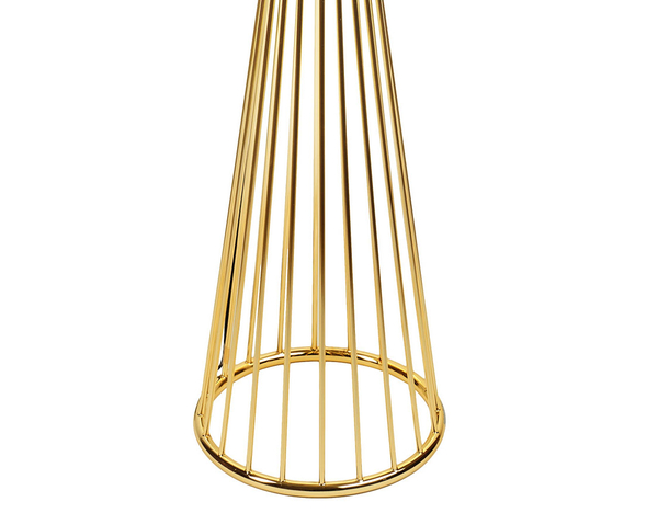 Lampa podłogowa FILO-1 - elegancka czarno-złota do salonu