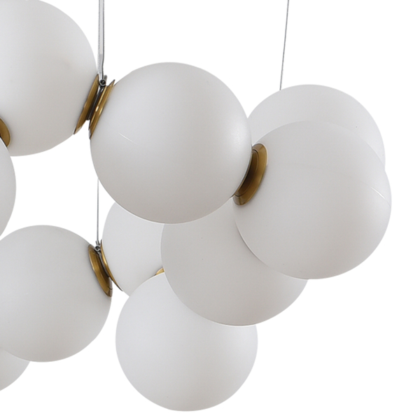 Lampa wisząca CORALLI-80  korale białe 80 cm 