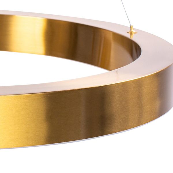 Lampa wisząca CIRCLE 40 ledowy ring mosiądz szczotkowany 40 cm Step into Design