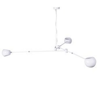 Lampa wisząca ASTRONOMY-3 biała rozłożysta loftowa 175 cm