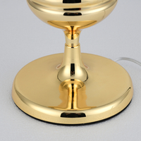 Lampa biurkowa QUEEN lustrzane złoto glamour 25 x 80 cm 