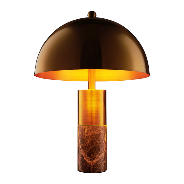 Lampa biurkowa złota 50x70 cm