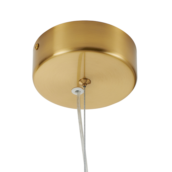 Lampa wisząca nowoczesna złota BRILLA-3 białe kule 23 cm 