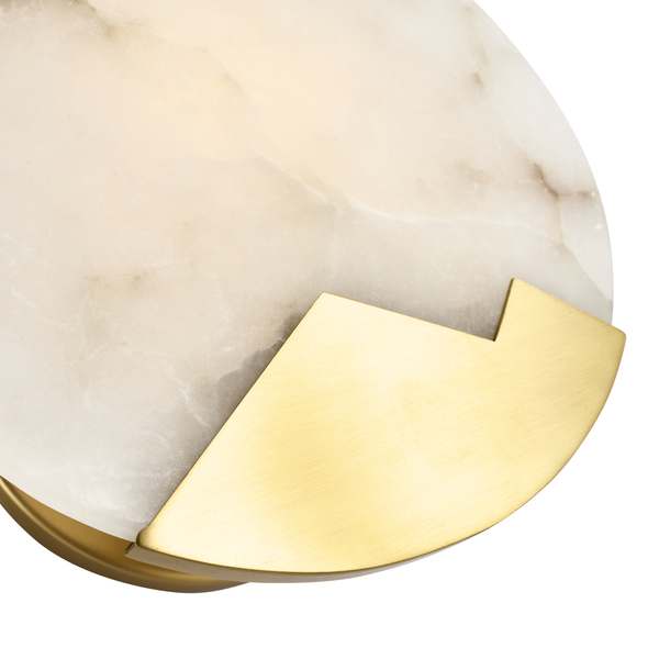 Kinkiet złoty marmur MARMO 20cm
