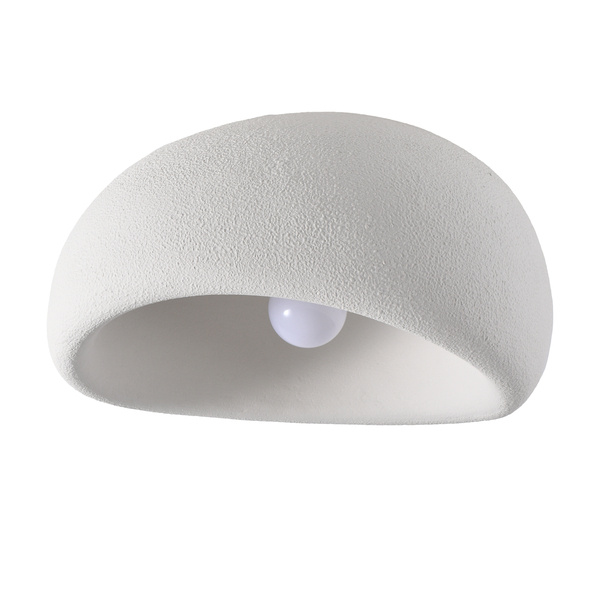 Plafon sufitowy STONE biały kamień 50 cm Step into Design