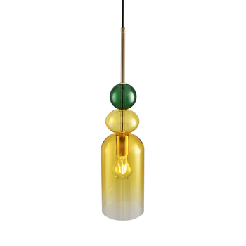 Lampa wisząca PASTELLO YELLOW kolorowa żółto-zielona13 cm Step into Design