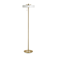 Elegancka lampa podłogowa ARTDECO biała 162 cm do salonu