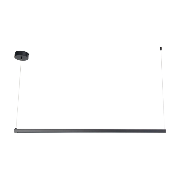Lampa wisząca BEAM-120 ledowa czarna listwa 120 cm