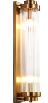 Lampa ścienna STELO złota 60 cm