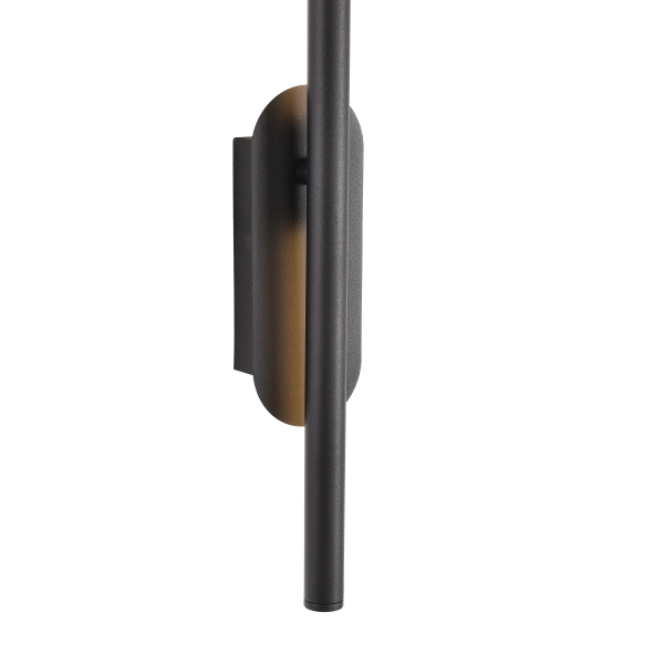  Kinkiet LED ROD 60 cm - czarna nowoczesna lampa ścienna liniowa