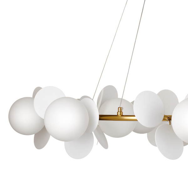 Lampa wisząca Chic złota105 cm- elegancka lampa do salonu