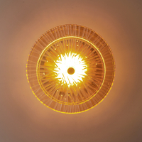 Kinkiet bursztynowy LUXIO LED  20 cm 